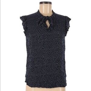 Ann Taylor LOFT size medium polka dot top